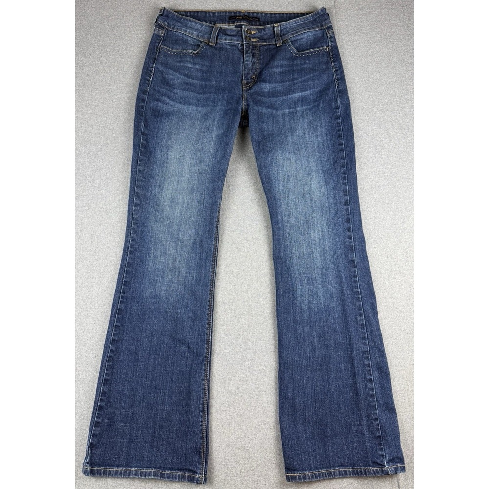 Levi's 526 Slender Bootcut Jeans Womens 12 Blue Flap Pocket Y2K Stretch